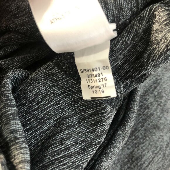 Athleta Spacedye Cropped Leggings XS Gray Criss Cross Workout‎ Running AT-704 - Picture 9 of 11